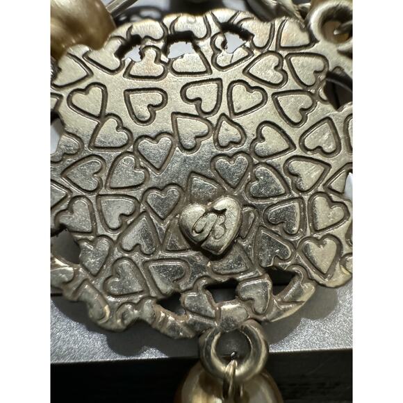 Brighton Vintage Women Metal Beads Sterling Silver Filigree Link Chain Necklace - Picture 10 of 10